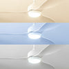 Loftsventilator med LED-lys og 3 ABS-vinger Flaled InnovaGoods Hvid 36 W