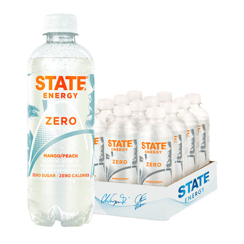 State Energy Mango Peach Zero (12 x 400ml)