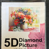 Diamond Painting Blomster i vase 30x40cm