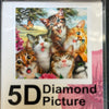 Diamond Painting Sjove katte 30x30cm