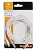 2 meter nylon 3i1- USB-A opladerkabel