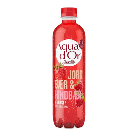 Aquador sparkles 1.25L Jordbær/Hindbær