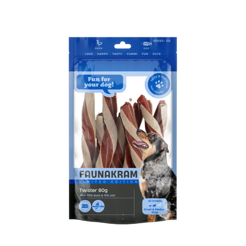 Faunakram 80g Lim.Edition Twister Duck & Cod