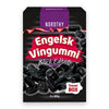 Travel Box Engelsk Vingummi Black 600g