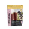 Faunakram 300g Dog Rawhide roll w. duck paste, liver filling. 4 pcs