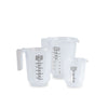 Royal Målekander 3 stk., plast, 250+500+1000 ml
