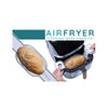 Airfryer Brødmåtte, oval, silikone+fiberglas, 62x16 cm