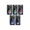 LED-Lampe med karabinhage, 11x5 cm - 5 ass. farver