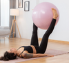 Yogakugle med stabilitetsring og modstandsbånd