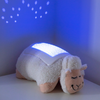 Blødt bamse-får med hyggeligt lys (LED projektor)