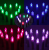 Ledningsfri og fjernbetjent julelys på træet - 10 LED lys med 7 farver