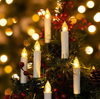 Få ledningsfri og fjernbetjent julelys på træet! 10 LED lys med fjernbetjening