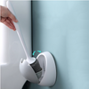 Væghængt toiletbørste med hygiejnisk silikonebørste