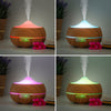 Aroma befugtningsapparat med flerfarvet LED Wooden-Effect InnovaGoods