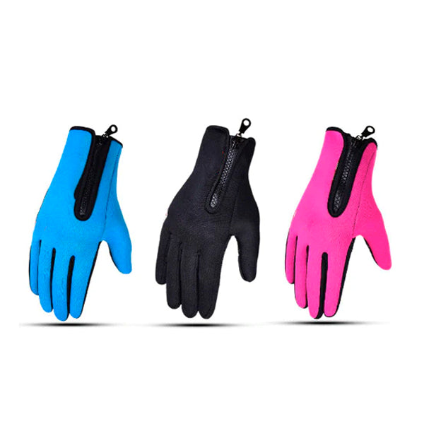 vind- og vandafvisende handsker med touch-funktion og i super læ